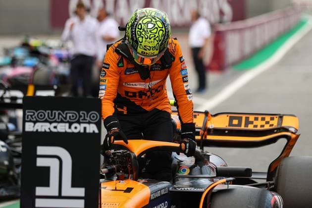 Catalunya Circuit 4 Lando Norris (gbr) McLaren F1 Team McLaren (gbr) MCL38 Mercedes, during the 2024 Formula 1 Spain Grand Prix, 10th round of the 2024 Formula 1 World Championship, WM, Weltmeisterschaft from June 21 to 23, 2024 at the Barcelona Catalunya Circuit (Philippe Nanchino SPP) Copyright: xPhilippexNanchinox xSPPx spp-en-EuSpIm-MPS_PPN_GP_Spain_22Jun2024_BC219