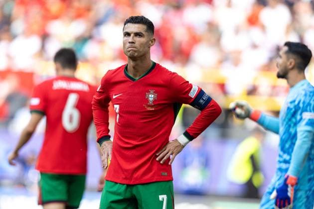 Turkiye v Portugal - UEFA EURO, EM, Europameisterschaft,Fussball 2024 Cristiano Ronaldo is playing during the UEFA Euro 2024 Group F match between Turkiye v Portugal, at the BVB Stadion Dortmund in Dortmund, Germany, on June 22, 2024. Dortmund Germany  Copyright: xAndrzejxIwanczukx originalFilename:iwanczuk-turkiyev240622_npbzI.jpg