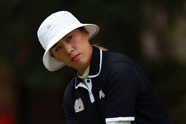 KPMG Women s PGA, Golf Herren Amy Yang of Republic of Korea tees off on the 6th hole during Day Three of the KPMG Women s PGA Championship at Sahalee Country Club in Sammamish, Washington, USA, on Saturday, June 22, 2024. Sammamish Washington United States  Copyright: xJorgexLemusx originalFilename:lemus-kpmgwome240622_npiSb.jpg