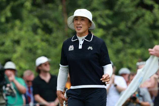 KPMG Women s PGA, Golf Herren Amy Yang of Republic of Korea reacts to her putt on the 18th green during Day Three of the KPMG Women s PGA Championship at Sahalee Country Club in Sammamish, Washington, USA, on Saturday, June 22, 2024. Sammamish Washington United States  Copyright: xJorgexLemusx originalFilename:lemus-kpmgwome240622_npcBs.jpg