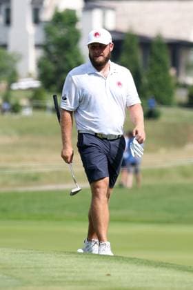 COLLEGE GROVE, TN - JUNE 22: Tyrrell Hatton (ENG) during the second round of LIV Golf Nashville on June 22, 2024 at the Grove Golf Course in College Grove, Tennessee. (Photo by Michael Wade Icon Sportswire) GOLF: JUN 22 LIV Golf League Nashville EDITORIAL USE ONLY Icon0622476