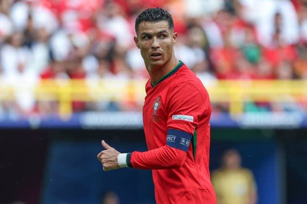 Euro 2024 Turkey Portugal on 22 06 2024 at the BVB Stadium Dortmund in Dortmund Cristiano Ronaldo 7, Portugal gestures and looks MH