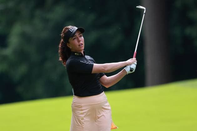 KPMG Women s PGA, Golf Herren Georgia Hall of England plays her shot toward the 10th green during Day Three of the KPMG Women s PGA Championship at Sahalee Country Club in Sammamish, Washington, USA, on Saturday, June 22, 2024. Sammamish Washington United States  Copyright: xJorgexLemusx originalFilename:lemus-kpmgwome240622_np9J2.jpg