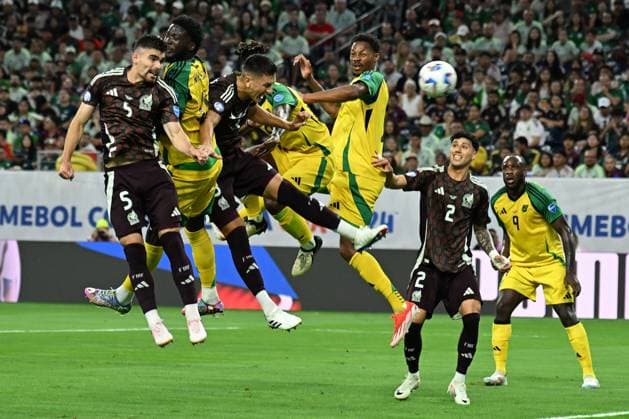 RECORD DATE NOT STATED Copa America USA 2024 Mexico vs Jamaica Jorge Sanchez of Mexico during the game between Mexican national team, Nationalteam (Mexico) and Jamaica as part of the CONMEBOL Copa America USA 2024 group B, at NRG Stadium, on June 22, 2024 in Houston, Texas, United States. HOUSTON TEXAS UNITED STATES  Copyright: xDavidxLeahx 20240622204328_CA_GB_2024_MEX_JAM_SANCHEZ116