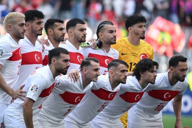 Team Turkey team photo 22 06 2024, European Football Championship 2024, Preliminary round, 2 Matchday Turkey Portugal 0 3 Dortmund Signal Iduna Park North Rhine-Westphalia Germany Team2