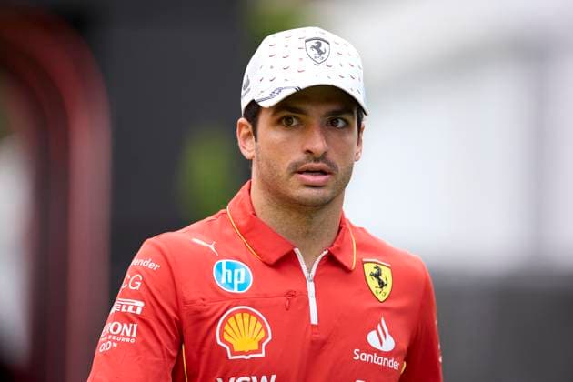 F1 Grand Prix of Spain - Race Carlos Sainz of Spain and Scuderia Ferrari arrives in the Paddock prior to the F1 Grand Prix of Spain at Circuit de Barcelona-Catalunya on June 23, 2024, in Barcelona, Spain. Barcelona Circuit de Barcelona-Catalunya Catalunya Spain RL_GPF1ESP24_00995 Copyright: xRicardoxLarreinax