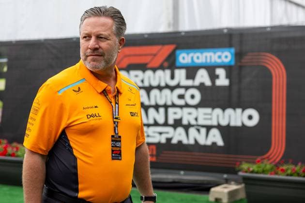BARCELONA, SPAIN - JUNE 23: F1 Team McLaren CEO Zak Brown before the Formula 1 Spanish Grand Prix on Sunday, June 23, 2024 at the Circuit De Catalunya in Barcelona, Spain. (Photo by Bob Kupbens Icon Sportswire) AUTO: JUN 23 F1 Spanish Grand Prix EDITORIAL USE ONLY Icon240623033