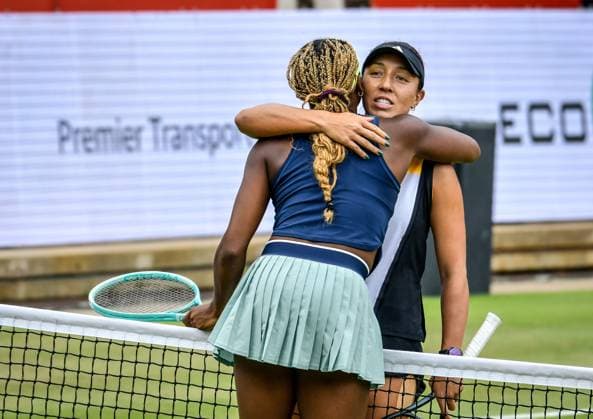 Sport Tennis, WTA Tournament in Berlin 23 06 2024, xdanx, Sport Tennis,WTA Tournament in Berlin Final, v l Coco Gauff USA ,Jessica Pegula USA Winner of the Match Berlin Steffi Graf Stadium Berlin Germany DE Copyright: xDanielxLakomskix