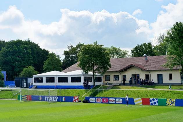 Hemberg Stadium at the team s base camp in Iserlohn during UEFA EURO, EM, Europameisterschaft,Fussball 2024 - Italy training session, UEFA European Football Championship in Iserlohn, Germany, June 23 2024  Copyright: xx xx IPA_Agency_IPA47397868