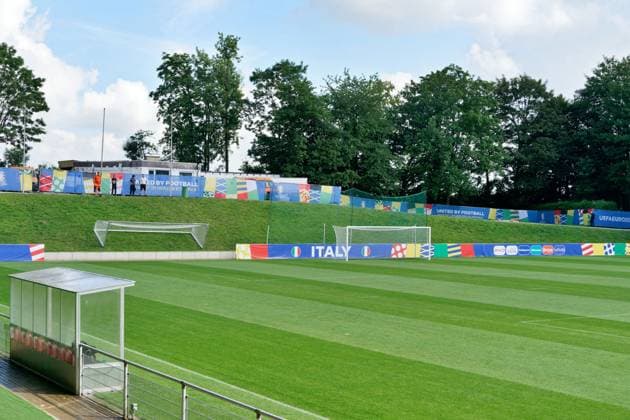 Hemberg Stadium at the team s base camp in Iserlohn during UEFA EURO, EM, Europameisterschaft,Fussball 2024 - Italy training session, UEFA European Football Championship in Iserlohn, Germany, June 23 2024  Copyright: xx xx IPA_Agency_IPA47397869