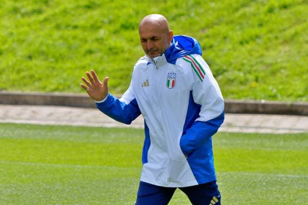 Luciano Spalletti head coach of Italy during UEFA EURO, EM, Europameisterschaft,Fussball 2024 - Italy training session, UEFA European Football Championship in Iserlohn, Germany, June 23 2024  Copyright: xx xx IPA_Agency_IPA47397919