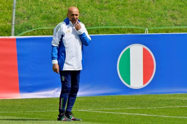 Luciano Spalletti head coach of Italy during UEFA EURO, EM, Europameisterschaft,Fussball 2024 - Italy training session, UEFA European Football Championship in Iserlohn, Germany, June 23 2024  Copyright: xx xx IPA_Agency_IPA47397969