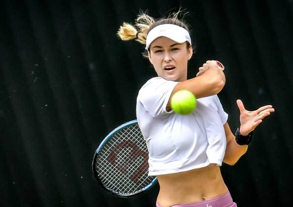 Sport Tennis, WTA Tournament in Berlin 23 06 2024, xdanx, Sport Tennis,WTA Tournament in Berlin Final, v l Anna Nikolayevna Kalinskaya in action Berlin Steffi Graf Stadium Berlin Germany EN Copyright: xDanielxLakomskix