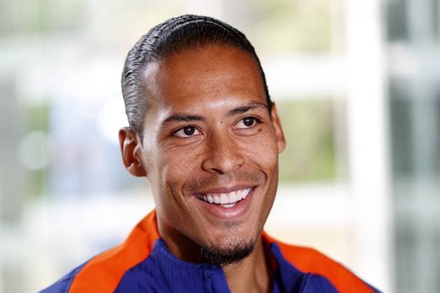 WOLFSBURG,23-06-2024, Training Camp of Team Netherlands in preparation of EURO 2024. Press meeting with players in the Volkswagen Autostadt Paviljoen. Virgil van Dijk Team Netherlands 23-6-2024  x25573357x Copyright: