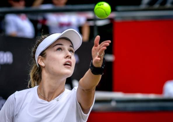 Sport Tennis, WTA Tournament in Berlin 23 06 2024, xdanx, Sport Tennis,WTA Tournament in Berlin Final, v l Anna Nikolayevna Kalinskaya to serve Berlin Steffi Graf Stadium Berlin Germany EN Copyright: xDanielxLakomskix