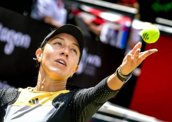 Sport Tennis, WTA Tournament in Berlin 23 06 2024, xdanx, Sport Tennis,WTA Tournament in Berlin Final, v l Jessica Pegula USA to serve Berlin Steffi Graf Stadion Berlin Germany DE Copyright: xDanielxLakomskix