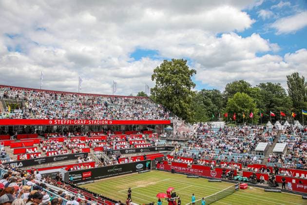 2024.06.23 Berlin Olympiastadion Tenis Ecotrans Ladies Open 2024 WTA, Tennis Damen 500 Tournament Jessica Pegula - Anna Kalinskaya N z final single kibice doping Foto Szymon Gorski PressFocus 2024.06.23 Berlin Olympiastadion Tennis Ecotrans Ladies Open 2024 WTA 500 Tournament Jessica Pegula - Anna Kalinskaya final single kibice doping Credit: Szymon Gorski PressFocus NEWSPIX.PL --- Newspix.pl  20240623PF_SG062
