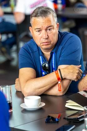 2024-06-23 Media Table Session Netherlands WOLFSBURG, GERMANY - JUNE 23: Martijn Krabbendam during the media table sessions at Autostadt on June 23, 2024 in Wolfsburg, Germany. (Photo by Peter Lous BSR Agency) Wolfsburg Germany Content not available for redistribution in The Netherlands directly or indirectly through any third parties. Copyright: xBSRxAgencyx