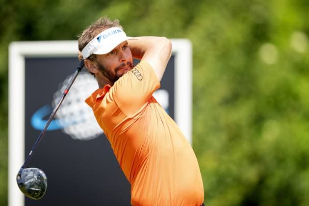 BADHOEVEDORP - Joost Luiten during the last day of the 104th edition of the KLM Open golf at The International golf course near Amsterdam. ANP SANDER KONING xVIxANPxSportx xxANPxIVx 501853507 originalFilename: 501853507.jpg
