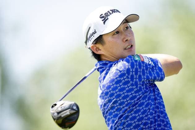 BADHOEVEDORP - Rikuya Hoshino (JPN) during the last day of the 104th edition of the KLM Open golf at The International golf course near Amsterdam. ANP SANDER KONING xVIxANPxSportx xxANPxIVx 501853791 originalFilename: 501853791.jpg