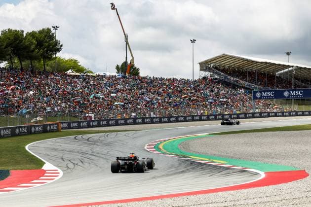 MONTMELO - Max Verstappen (Red Bull Racing) in action during the Formula 1 Grand Prix of Spain at the Circuit de Catalunya. ANP SEM VAN DER WAL xVIxANPxSportx xxANPxIVx 501853827 originalFilename: 501853827.jpg