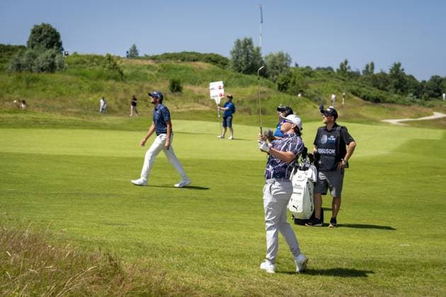 BADHOEVEDORP - Ewan Ferguson (SCO) during the last day of the 104th edition of the KLM Open golf at The International golf course near Amsterdam. ANP SANDER KONING xVIxANPxSportx xxANPxIVx 501854145 originalFilename: 501854145.jpg