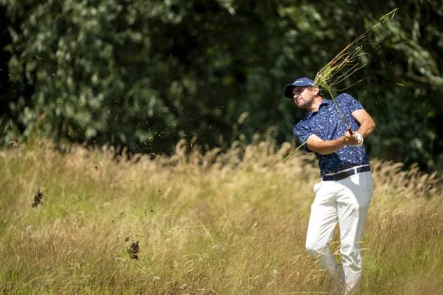 BADHOEVEDORP - Casey Jarvis (RSA) during the last day of the 104th edition of the KLM Open golf at The International golf course near Amsterdam. ANP SANDER KONING xVIxANPxSportx xxANPxIVx 501855159 originalFilename: 501855159.jpg