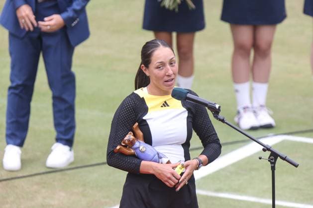 2024.06.23 Berlin Olympiastadion Tenis Ecotrans Ladies Open 2024 WTA, Tennis Damen 500 Tournament Jessica Pegula - Anna Kalinskaya N z final single kibice doping Jessica Pegula win zwyciestwo wygrana winner Foto Szymon Gorski PressFocus 2024.06.23 Berlin Olympiastadion Tennis Ecotrans Ladies Open 2024 WTA 500 Tournament Jessica Pegula - Anna Kalinskaya final single kibice doping Jessica Pegula win zwyciestwo wygrana winner Credit: Szymon Gorski PressFocus NEWSPIX.PL --- Newspix.pl  20240623PF_SG071