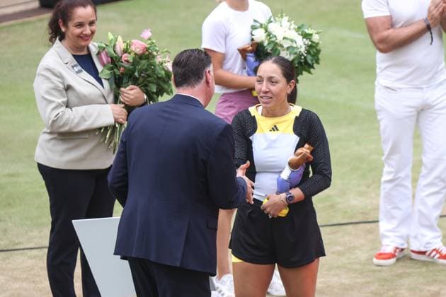 2024.06.23 Berlin Olympiastadion Tenis Ecotrans Ladies Open 2024 WTA, Tennis Damen 500 Tournament Jessica Pegula - Anna Kalinskaya N z final single kibice doping Jessica Pegula win zwyciestwo wygrana winner Foto Szymon Gorski PressFocus 2024.06.23 Berlin Olympiastadion Tennis Ecotrans Ladies Open 2024 WTA 500 Tournament Jessica Pegula - Anna Kalinskaya final single kibice doping Jessica Pegula win zwyciestwo wygrana winner Credit: Szymon Gorski PressFocus NEWSPIX.PL --- Newspix.pl  20240623PF_SG080