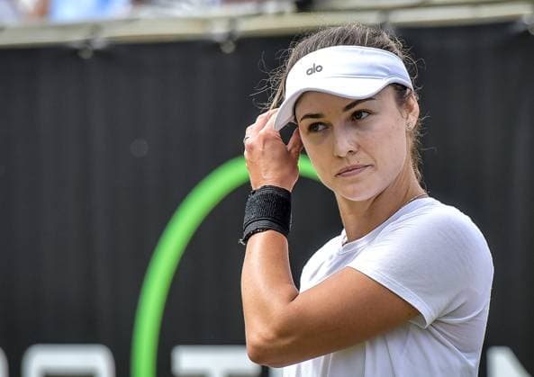 Sport Tennis, WTA Tournament in Berlin 23 06 2024, xdanx, Sport Tennis,WTA Tournament in Berlin Final, v l Anna Nikolajewna Kalinskaja looks disappointed Berlin Steffi Graf Stadion Berlin Germany DE Copyright: xDanielxLakomskix