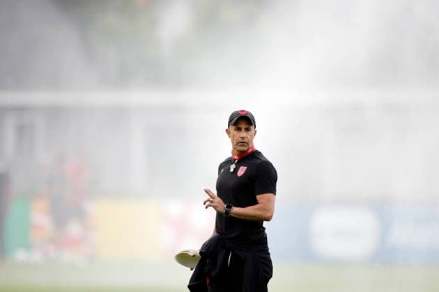 Albania s head coach Sylvio Mendes Sylvinho leads a training session held in Kaiserau, Germany, 23 June 2024. Albania will face Spain in their Euro2024 soccer match on 24 June. Training session of Spain !ACHTUNG: NUR REDAKTIONELLE NUTZUNG!  Copyright: xAlbertoxEstevezx GRAF5729 20240623-55013954222_1