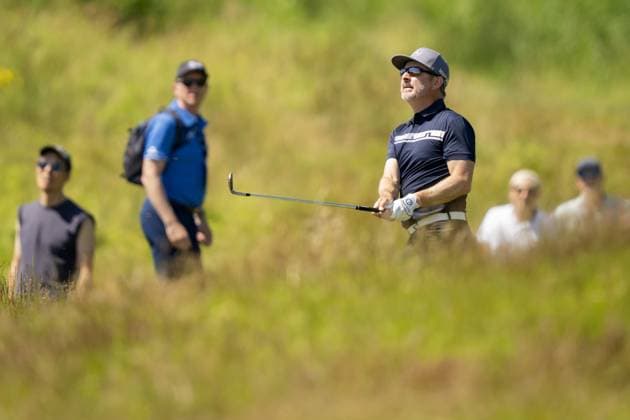 BADHOEVEDORP - Mikko Korhonen (FIN) during the last day of the 104th edition of the KLM Open golf at The International golf course near Amsterdam. ANP SANDER KONING xVIxANPxSportx xxANPxIVx 501857273 originalFilename: 501857273.jpg