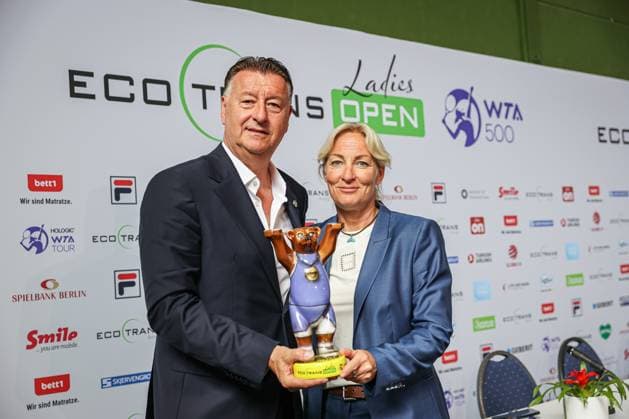 Final press conference Edwin Weindorfer CEO of the e motion group and Barbara Rittner Tournament Director ecotrans Ladies Open , ecotrans Ladies Open 2024, Berlin, LTTC Rot Weiß , 23 06 2024, Copyright: xClaudioxGärtnerx