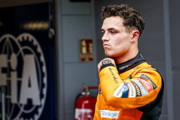 MONTMELO - Lando Norris (McLaren) is disappointed with his second place during the Formula 1 Grand Prix of Spain at the Circuit de Catalunya. ANP SEM VAN DER WAL xVIxANPxSportx xxANPxIVx 501857368 originalFilename: 501857368.jpg