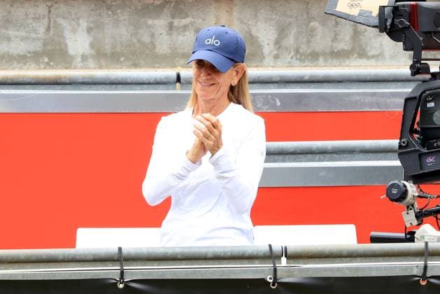 DEU, ecotrans Ladies Open, 23 06 2024, Rot Weiss Tennisanlage, Steffi Graf Stadium, Berlin, DEU, ecotrans Ladies Open, in the picture Jessica Pegula USA , coach Photo Juergen Engler nordphoto GmbH nordphotoxGmbHx xEngler nph00076