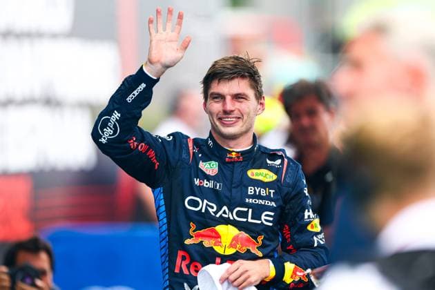 Max Verstappen of the Netherlands and Oracle Red Bull Racing celebrates after winning the Race, Race, F1 Grand Prix of Spain, Circuit de Barcelona Catalunya on June 23, 2024 in Barcelona, Spain Photo by Diogo Cardoso DeFodi Images Max Verstappen of the Netherlands and Oracle Red Bull Racing celebrates after winning the Race, Race, F1 Grand Prix of Spain, Circuit de Barcelona Catalunya on June 23, 2024 in Barcelona, Spain Photo by Diogo Cardoso DeFodi Images Defodi 645 f1spa20240623 0746 Defodi-645