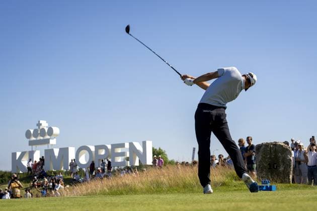 BADHOEVEDORP - Guido Magliozzi (ITA) during the last day of the 104th edition of the KLM Open golf at The International golf course near Amsterdam. ANP SANDER KONING xVIxANPxSportx xxANPxIVx 501865162 originalFilename: 501865162.jpg