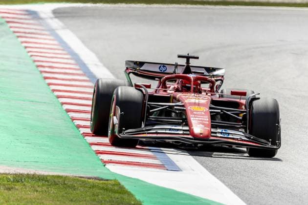 23rd June 2024; Circuit de Barcelona-Catalunya, Barcelona, Spain; Formula 1 Spanish Grand Prix 2023; Race Day; Charles Leclerc of the Scuderia Ferrari driving the SF24 on track during the race  ActionPlus12659361 PabloxGuillen
