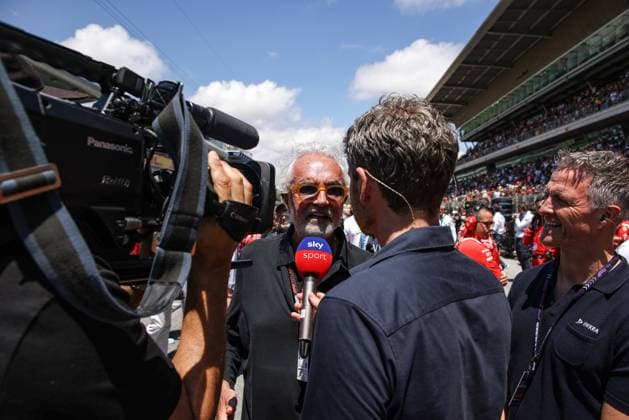 Flavio Briatore Executive Advisor of Alpine F1 Team interview during the Formula 1 Aramco Gran Premio de Espana 2024, 10th round of the 2024 Formula One World Championship, WM, Weltmeisterschaft from June 21 to 23, 2024 on the Circuit de Barcelona-Catalunya, in Montmeló, Spain - F1 - SPANISH GRAND PRIX 2024 DPPI Panoramic  240623_R10_SPAGNA_DP_XB5_5768