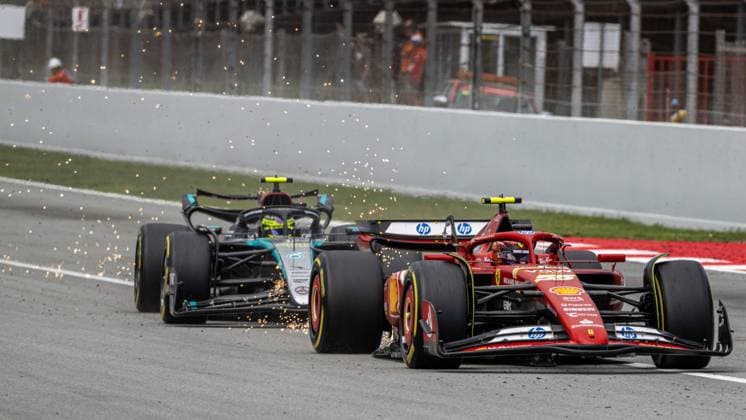 NÃ?Â°55 Carlos Sainz MEX Scuderia Ferrari during FORMULA 1 ARAMCO GRAN PREMIO DE ESPANA 2024 - Race, Formula 1 Championship in Barcelona, Spain, June 23 2024  Copyright: xx xx IPA_Agency_IPA47406957