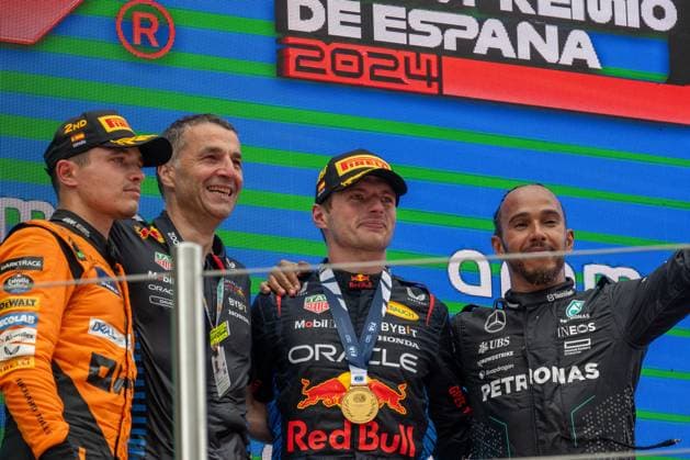 NÃ?Â°1 Max Verstappen NDL Oracle Red Bull Racing during FORMULA 1 ARAMCO GRAN PREMIO DE ESPANA 2024 - Race, Formula 1 Championship in Barcelona, Spain, June 23 2024  Copyright: xx xx IPA_Agency_IPA47407003