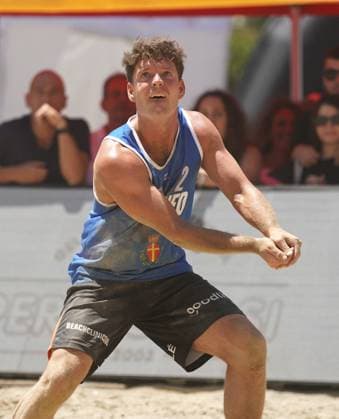 VolleyBall World Beach Pro Tour 2024 in Messina Mees Sengers and Dirk Boehle of the Netherlands national team, Nationalteam are playing the final stages of the Volleyball World Beach Pro Tour 2024 match for the 3rd place final in Messina, Sicily, Italy, on June 23, 2024 Messina Italy  Copyright: xGabrielexMaricchiolox originalFilename:maricchiolo-volleyba240623_npfJ4.jpg