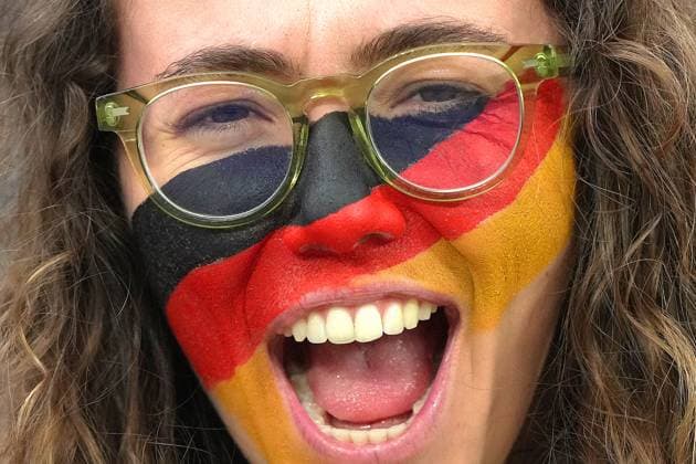 Germany s supporters during the Euro 2024 soccer match between Switzerland and Germany at the Frankfurt Arena , Frankfurt , Germany - Sunday 23 June 2024. - Soccer .  Copyright: xSpada LaPressex