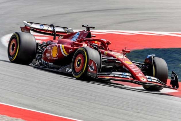 23rd June 2024; Circuit de Barcelona-Catalunya, Barcelona, Spain; Formula 1 Spanish Grand Prix 2023; Race Day; Charles Leclerc of the Scuderia Ferrari driving the SF24  ActionPlus12659501 PabloxGuillen