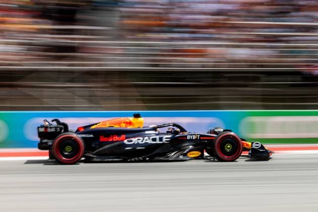 BARCELONA, SPAIN - JUNE 23: Max Verstappen (1) of Netherlands and team Oracle Red Bull Racing during the Formula 1 Spanish Grand Prix on Sunday, June 23, 2024 at the Circuit De Catalunya in Barcelona, Spain. (Photo by Bob Kupbens Icon Sportswire) AUTO: JUN 23 F1 Spanish Grand Prix EDITORIAL USE ONLY Icon240623166