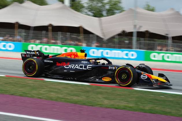 Formula 1 Championship - FORMULA 1 ARAMCO GRAN PREMIO DE ESPANA 2024 - Race 1 Max Verstappen (NDL) ASTON MARTIN ORACLE REDBULL RACING race winner during the F1 ARAMCO GRAND PRIX OF SPAIN 2024 from 21 to 24 of june @FOTO RACINGPICTURE during FORMULA 1 ARAMCO GRAN PREMIO DE ESPANA 2024 - Race, Formula 1 Championship in Barcelona, Spain, June 23 2024 Barcelona Spain  Copyright: xIPAxSport ABACAx