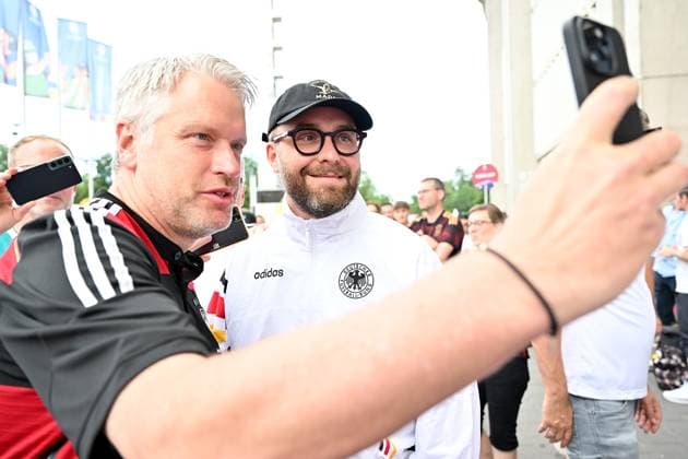 EURO 2024, Switzerland - Germany, Mark Forster at the match