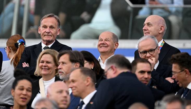 EURO 2024, Switzerland - Germany, Celebrities in the stands
