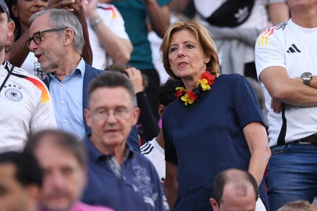 Soccer UEFA EURO 2024 Group Stage 3 Matchday Switzerland Germany on 23 06 2024 at the Frankfurt Arena in Frankfurt Marie Luise Malu Dreyer Minister President of Rhineland-Palatinate xRx
