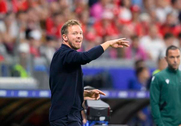Coach national coach Julian NAGELSMANN GER gesture, gesture, claps, preliminary round 3 match day, group A, match M25, Switzerland SUI Germany GER , on 23 06 2024 in Frankfurt Germany European Football Championship 2024 from 14 06 14 07 2024 in Germany Â